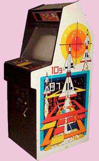 Missile Command Arcade Game Cabinet