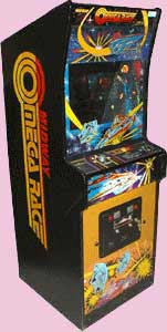 Omega Race Arcade Game Cabinet