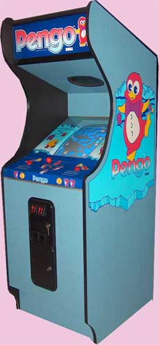 Pengo Arcade Game Cabinet