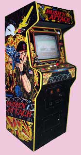 Rush N Attack and Green Beret Arcade Game Cabinet