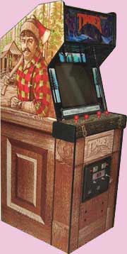 Timber Arcade Game Cabinet