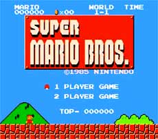 NES Super Mario Brothers Game