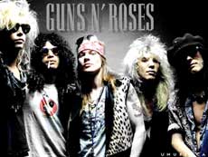 Guns 'n' Roses Hair Metal Band