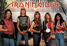 Iron Maiden Hair Metal Band