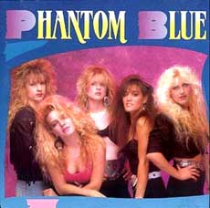Phantom Blue Hair Metal Band