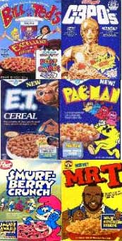 Breakfast Cereals of the 1980's