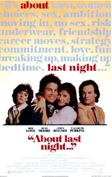 About Last Night Movie Poster 1986