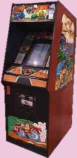 Bump 'n' Jump Burnin's Rubber Arcade Game Cabinet