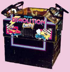 Demolition Derby Arcade Game Cabinet