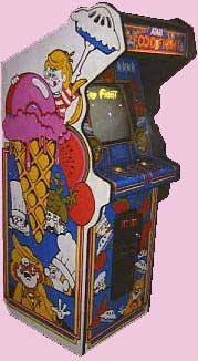 Food Fight Arcade Game Cabinet