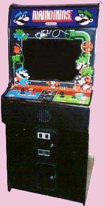 Mario Brothers Arcade Game Cabinet