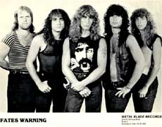 Fates Warning Hair Metal Band