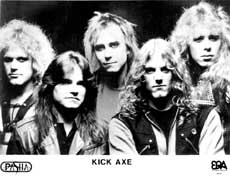 Kick Axe Hair Metal Band