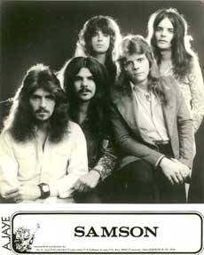 Samson Hair Metal Band