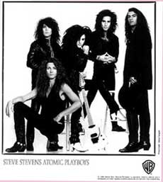Steve Stevens Atomic Playboys Hair Metal Band