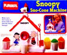 Snoopy Sno Cone Machine